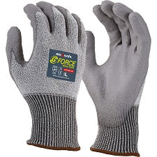 G-Force Cut 5 Grey PU Coated Palm Gloves