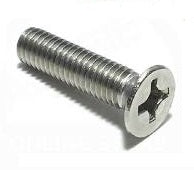 Stainless Steel Metal Thread Screw - Counter Sunk Head Philips M5